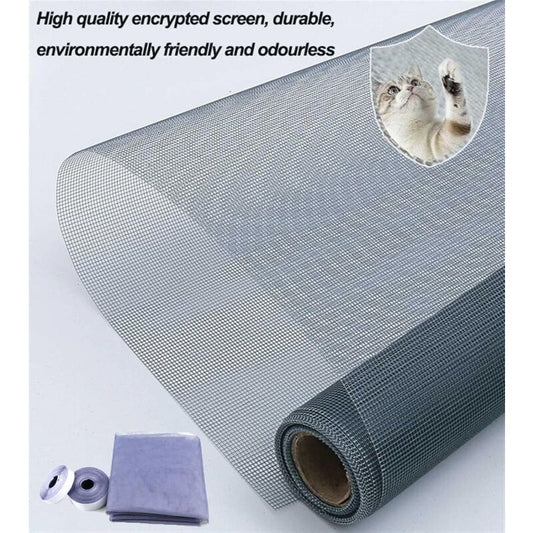 Cat Protection Net, Self-Adhesive Window Screen, Adjustable Insect Mesh, Transparent Mesh For Cat, Mosquito V1188-MS-227-0408