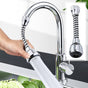 360 Degree Flexible Kitchen Faucet Sprayer, Faucet Nozzle, Kitchen Faucet Head Replacement, Sink Hose V1188-MS-227-0410