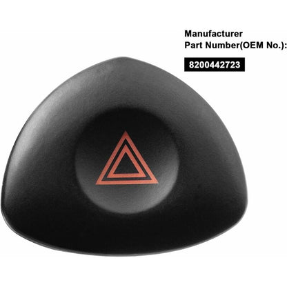 Warning Button Clio 2 Hazard Lights Warning Button For Clio Mk 2 Black 8200442723 V1188-MS-227-0416