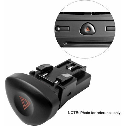 Warning Button Clio 2 Hazard Lights Warning Button For Clio Mk 2 Black 8200442723 V1188-MS-227-0416