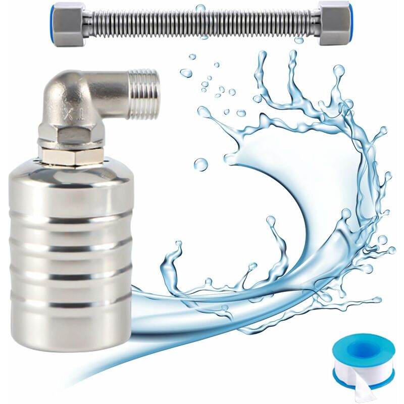 304 Stainless Steel Fully Automatic Float Valve, Automatic Water Level Controller For Water Tank, Mini V1188-MS-227-0437
