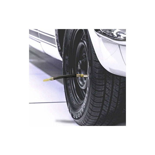 4 pcs Set Tire Valve Extension Flexible Tire Hose Valve 150Mm With 2 Brackets V1188-MS-227-0438