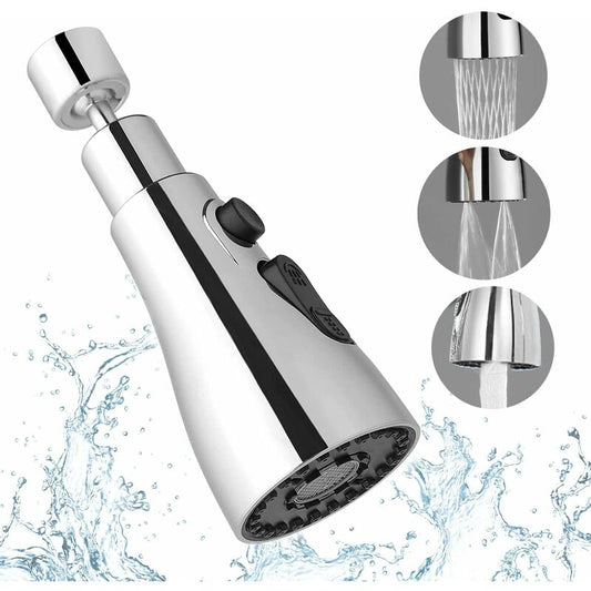 Kitchen Faucet Sprayer 3 Modes - 360 Degrees Kitchen Faucet Nozzle, Faucet Head, Sink Mixer Sprayer, Kitchen V1188-MS-227-0441