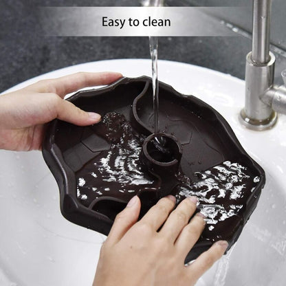 Pet Drinking Fountain, 2 In 1 Automatic Drinking Fountain Anti-Splash Turtle Lizard Reptile V1188-MS-227-0442