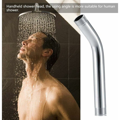 Shower Extension, Stainless Steel Shower Arm Wear-Resistant Rustproof Wall Mounted Handheld Extension Arm V1188-MS-227-0443