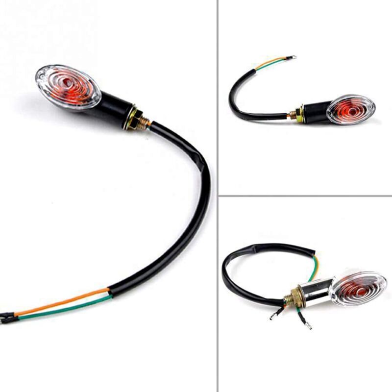 4 pcs Motorcycle Indicators Mini Turn Signal Lights 12V Waterproof Universal For Motorcycle Scooter Quad V1188-MS-227-0450