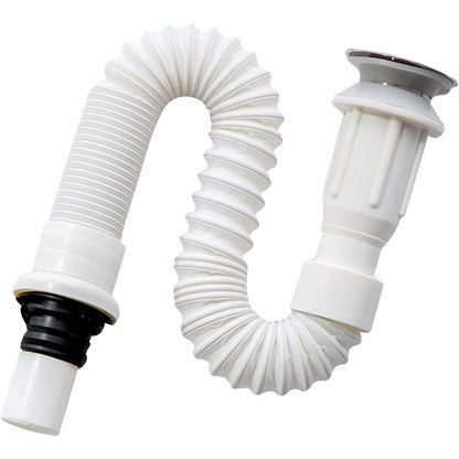 Sink Drain, Space-Saving Drain, Flexible Sink Drain, Sink Drain, Extendable From 40 To 80 Cm V1188-MS-227-0457