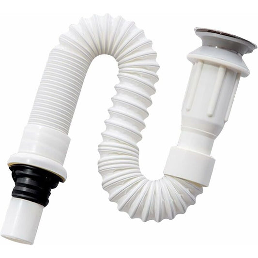 Sink Drain, Space-Saving Drain, Flexible Sink Drain, Sink Drain, Extendable From 40 To 80 Cm V1188-MS-227-0457