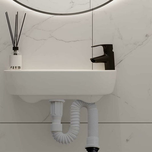 Sink Drain, Space-Saving Drain, Flexible Sink Drain, Sink Drain, Extendable From 40 To 80 Cm V1188-MS-227-0457