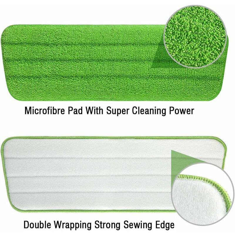 Replacement Cleaning Cover, 3 Pieces Microfiber Mop Cloth Replacement For Mop/Steam Cleaner, Suitable For V1188-MS-227-0459