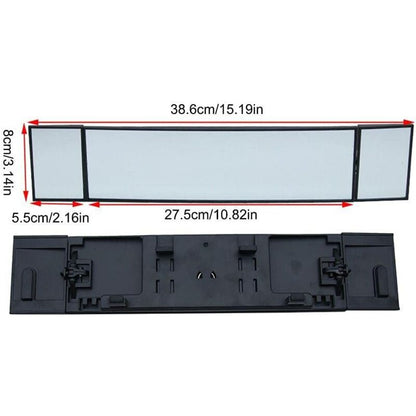 Rearview Mirror, Car Interior Rearview Mirror Wide Angle Car Interior Rearview Mirror Universal Foldable V1188-MS-227-0467
