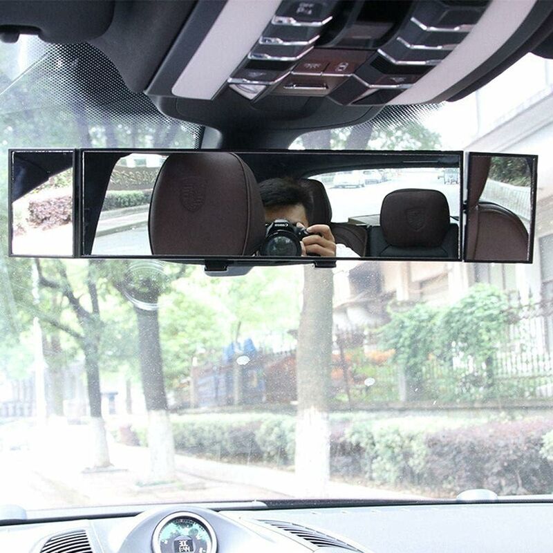 Rearview Mirror, Car Interior Rearview Mirror Wide Angle Car Interior Rearview Mirror Universal Foldable V1188-MS-227-0467