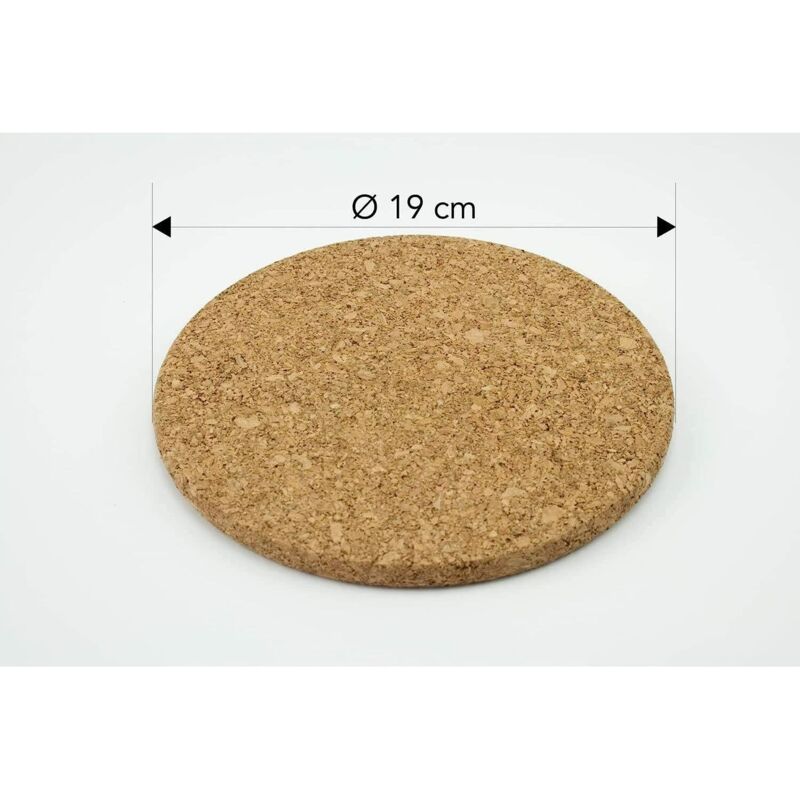 3 pcs Set Cork Trivets - 19 Cm Diameter V1188-MS-227-0469
