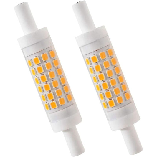 R7S LED 78Mm Dimmable Warm White 2700K 5W J78 LED Lamp 450Lm Replaces 50W Halogen Lamp Illuminant 230V 83 Ra, V1188-MS-227-0478