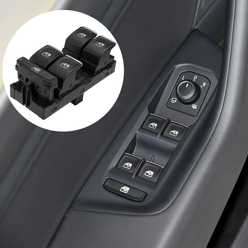 Window Switch Golf Mk7, Kasturbo Window Regulator Button For Passat Touran Tiguan Arteon Karoq Kodiq Leon V1188-MS-227-0483