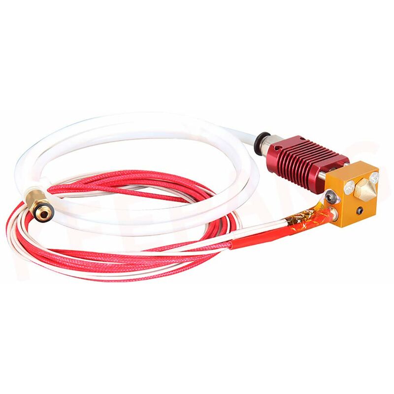 3D Printer Nozzle Kit Mk8 Hotend Kit Compatible With Alfawise U20 U30 Creality Ender 3 Assembled Mk8 Extruder V1188-MS-227-0485