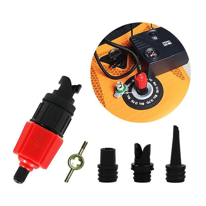Inflatable Kayak Pump, Sup Air Inflation Valve Adapter And Gas Nozzle 4 pcs For Inflatable Structures V1188-MS-227-0487