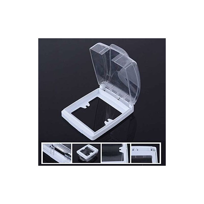 Electrical Outlet Protective Cover, Waterproof Plastic Switch Cover For Wall Light, Doorbell, Flip Cap For V1188-MS-227-0495
