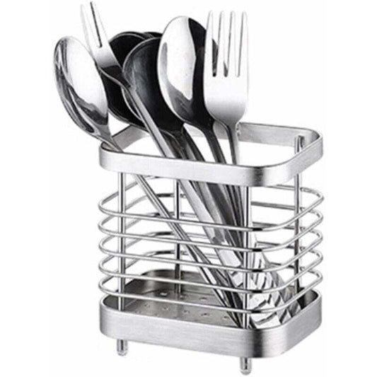 Cutlery Storage Drainer, Basket Holder For Knives, Forks, Spoons, Kitchen Utensils Cutlery Holder Stainless V1188-MS-227-0497