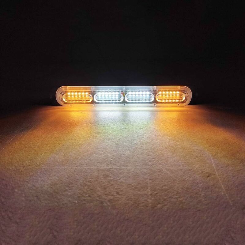 2 X 24LED Strobe Lights 12-24V Ultra Slim Emergency Hazard Light LED Emergency Strobe Lamp For Construction V1188-MS-227-0502