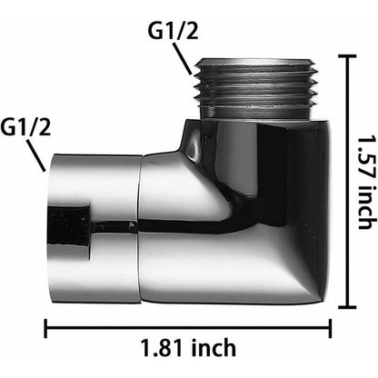 90 Degree Hand Shower Adapter, Elbow For Mobile Hand Shower V1188-MS-227-0509