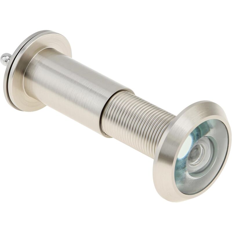 Door Viewer, Brass 200 Degree Peephole With 16Mm Drill Bit, 16Mm Pipe Diameter For 35-55Mm Doors (Stained V1188-MS-227-0511