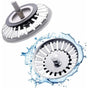 2 Pack Sink Strainer Plug, 84Mm Sink Drain Plug Replacement, Stainless Steel Sink Filter Stopper For Kitchen V1188-MS-227-0515