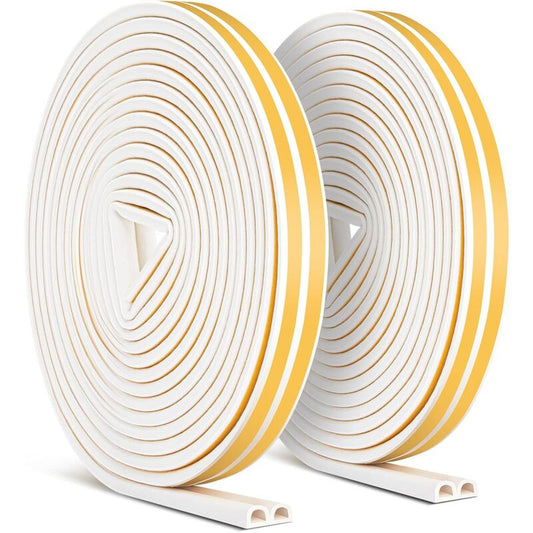 20M Seal Strip, Self-Adhesive Anti-Collision Door Seal, D-Profi Door And Window Seal For Weatherproofing/Sound V1188-MS-227-0516