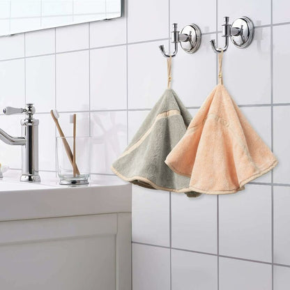 4 Pack Hanging Hand Towels With Hanging Loop Absorbent Coral Fleece Bathroom Towels Soft Thick Dishcloth V1188-MS-227-0519