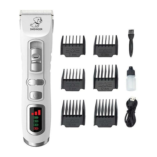 Dog Clipper - Professional 3 Modes Dog And Cat Clipper For Long And Thick Hair, Cordless Rechargeable V1188-MS-227-0526