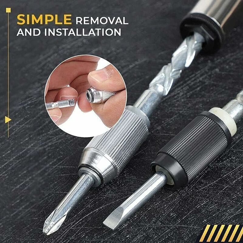 Spiral Screwdriver, Push Pull Ratchet Screwdriver, 6 In 1 Push Pull Ratchet Screwdriver Set Semi-Automatic V1188-MS-227-0534