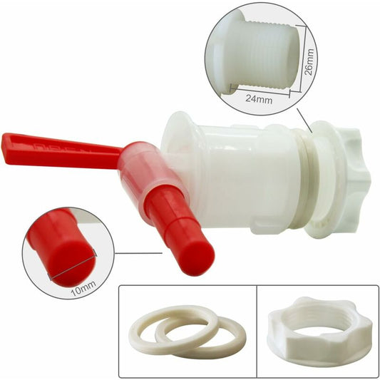 4 Pack Plastic Spigots For Craft Beer Bottling Bucket V1188-MS-227-0539