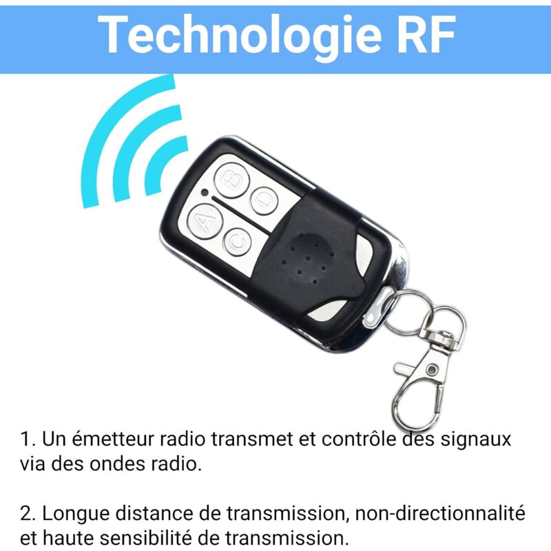 433.92 Mhz Gate Remote Control Universal Gate Remote Control Garage Door Remote Control 4 Channel Fixed Code V1188-MS-227-0541