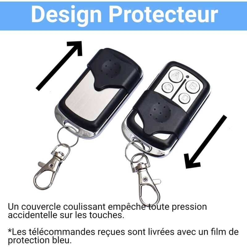 433.92 Mhz Gate Remote Control Universal Gate Remote Control Garage Door Remote Control 4 Channel Fixed Code V1188-MS-227-0541