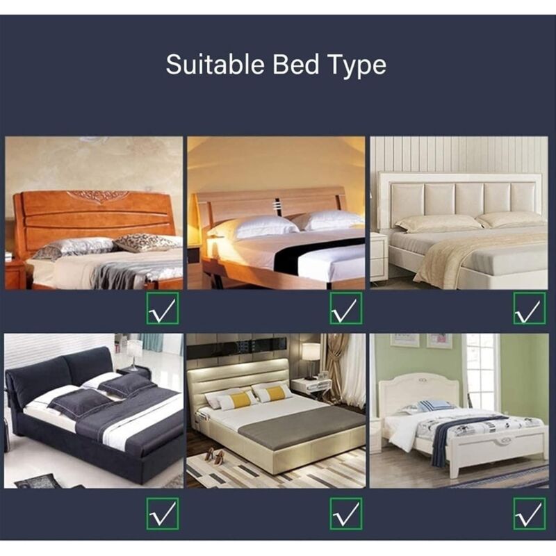 Headboard Cover, Protector Slipcover With Stretch Side, Washable Dustproof Cover (Color : DArk Gray, Size : V1188-MS-227-0542