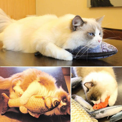 5 pcs Catnip Toys Fish, 20Cm Catnip Cat Toys, Catnip Fish, Simulation Plush Fish, Plush Fish, Interactive Cat V1188-MS-227-0548