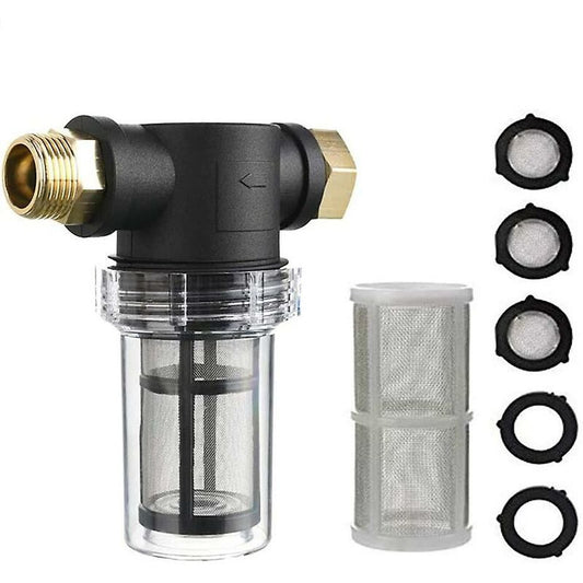3/4" Garden Hose Sediment Filter For Pressure Washer - Sediment Filter End Cap For Outdoor Gardening - Water V1188-MS-227-0549