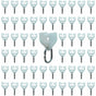 Curtain Track ROllers-80 pcs Outdoor Rail Curtain Hook Rail Slider Rail,Plastic Curtain Pulley(White) V1188-MS-227-0550
