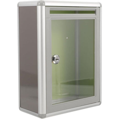 1 pcs Box Plexiglass Donation Box Tips Box Transparent Enclosure Mailboxes Wall Mounted Send Take Ball With V1188-MS-227-0554
