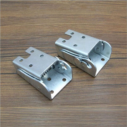 Self-Locking Folding Leg Bracket, Folding Worktop, Folding Kitchen Table (2 Silver) V1188-MS-227-0557