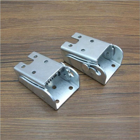 Self-Locking Folding Leg Bracket, Folding Worktop, Folding Kitchen Table (2 Silver) V1188-MS-227-0557