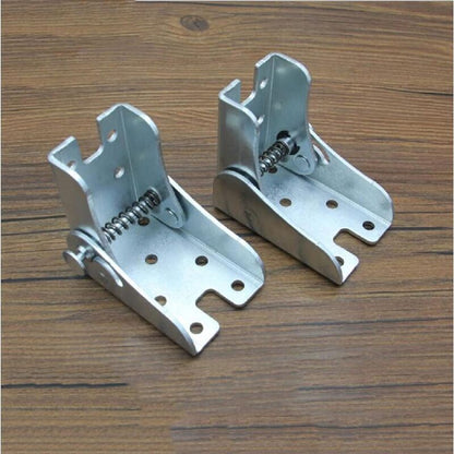 Self-Locking Folding Leg Bracket, Folding Worktop, Folding Kitchen Table (2 Silver) V1188-MS-227-0557