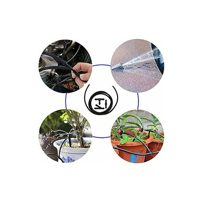 10 pcs Windshield Wiper Hose Kit,3M Windshield Washer Fluid Hose,Windshield Wiper Nozzle Mist Washer Spray V1188-MS-227-0568