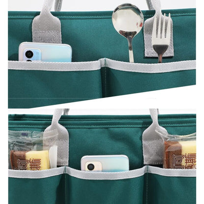 Insulated Lunch Bag, Large Capacity Lunch Bag, Cooler Bag With Multiple Pockets For Office Work, Picnic V1188-MS-227-0570