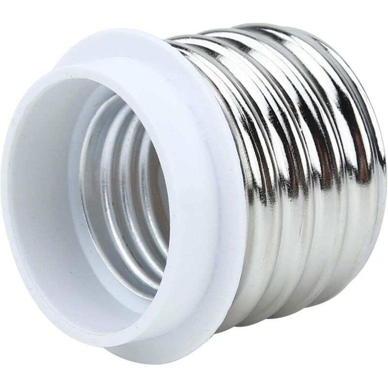 4X Lamp Socket Adapter E40 To E27 In White - 4 pcs Set Reformatting Converters For Lamp Sockets For V1188-MS-227-0573