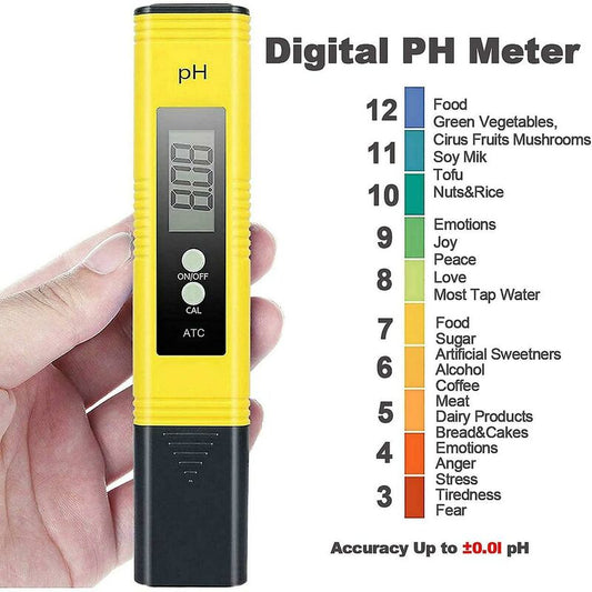 Ph Tester, Pool Ph Tester Measures Tds Ph Ec Temperature Water Quality Ph Tester For Drinking Water, Pool, V1188-MS-227-0574