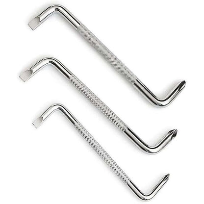 3-Piece Offset Screwdriver Set With Flat Head And Magnetic Screwdriver, Z-Type With Phillips Screwdriver V1188-MS-227-0579