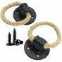 2 pcs Vintage Hemp ROpe Wrought Iron Handle Wooden Door Handles Cabinet Knobs Sliding Door Handle Drawer Pull V1188-MS-227-0581