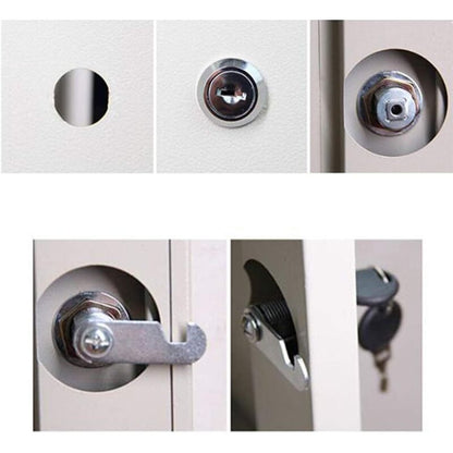 Cam Lock Cylinder, 8 pcs Mailbox Lock With 16 Keys Cabinet Door Lock Cam Lock Barrel For Mailbox Drawer V1188-MS-227-0584