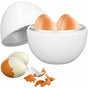 Egg Cooker With 4 Egg Capacity Microwave Hard Boiled Eggs Compact Design Pp Material Egg Steamer For Home Use V1188-MS-227-0589
